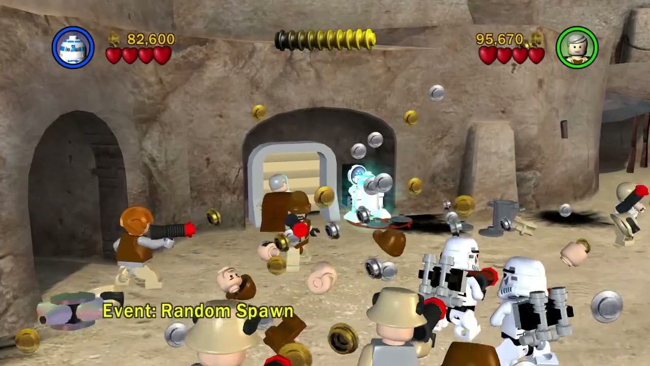 The WAN goes for a drink and flies to a giant meatball - Lego Star Wars CHAOS mod - Ep 4 - Ctp 3 & 4