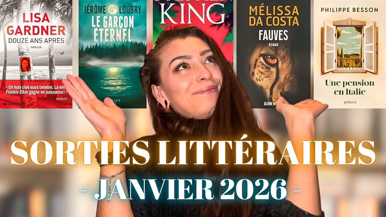 SORTIES LITTÉRAIRES JANVIER 2026 📚Thrillers, romans contemporains… (j’ai tous envie de les lire !!)