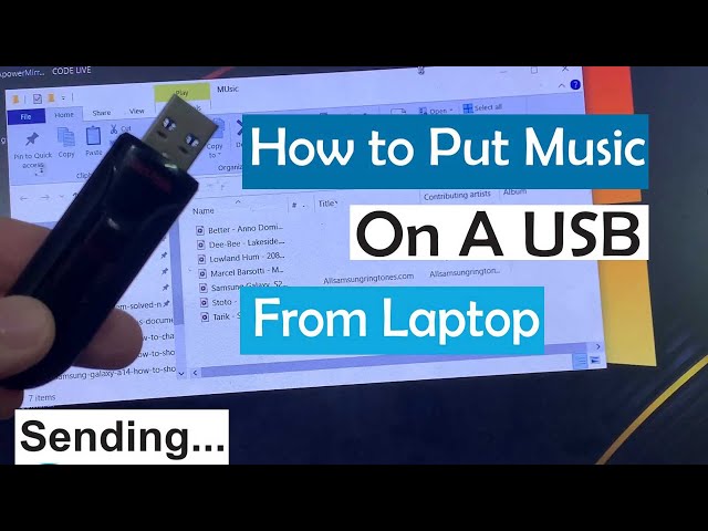 How to Put Music on a USB from a Laptop | How to put songs in Pendrive from laptop class=