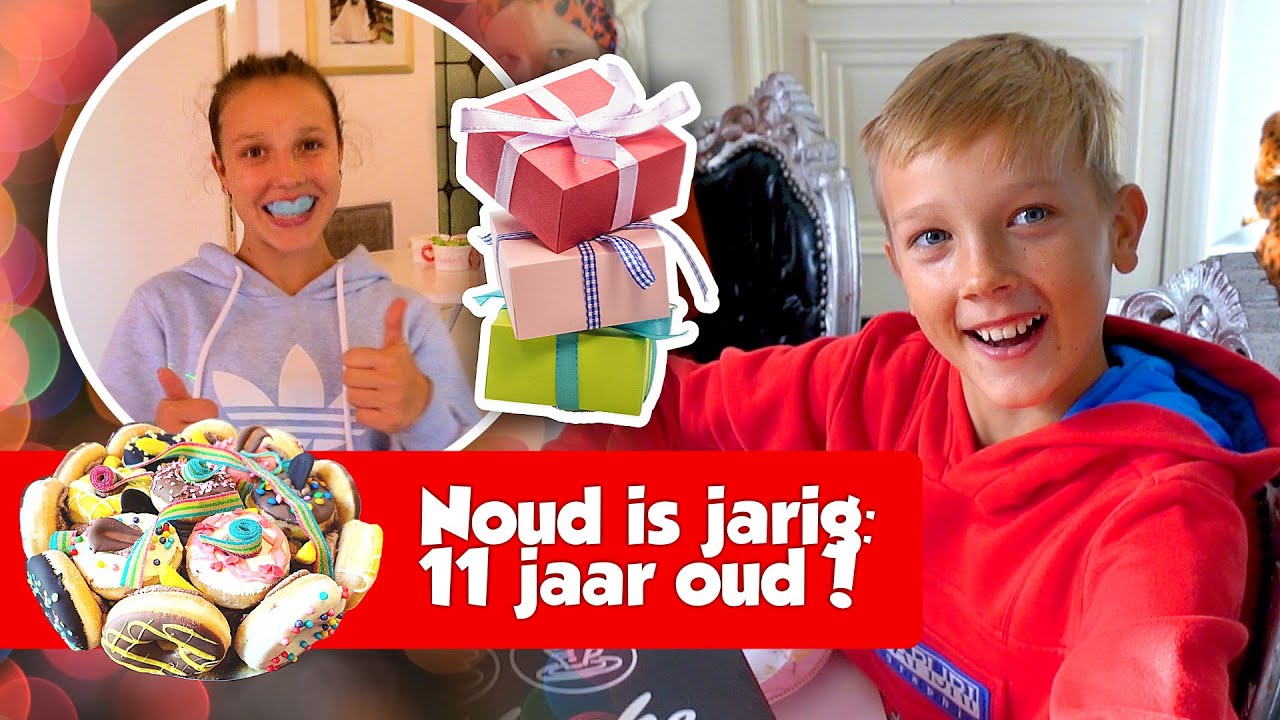 NOUD KRIJGT EEN DONUTTAART VOOR ZIJN VERJAARDAG!!!  - De Nagelkerkjes #365