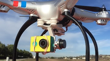 SYMA X8G-WALKERA G2D GIMBAL- XIAOMI YI CAM