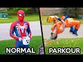 Parkour VS Normal People In Real Life (Halloween Edition)