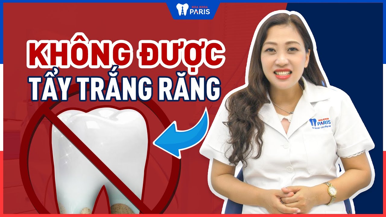 3 trường hợp không được tẩy trắng răng? | Nha khoa... - youtube