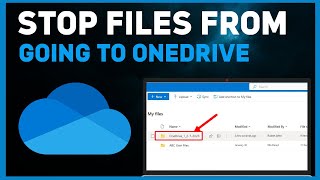 How Do I Stop My Files from Going to Onedrive | Full guide (2024)