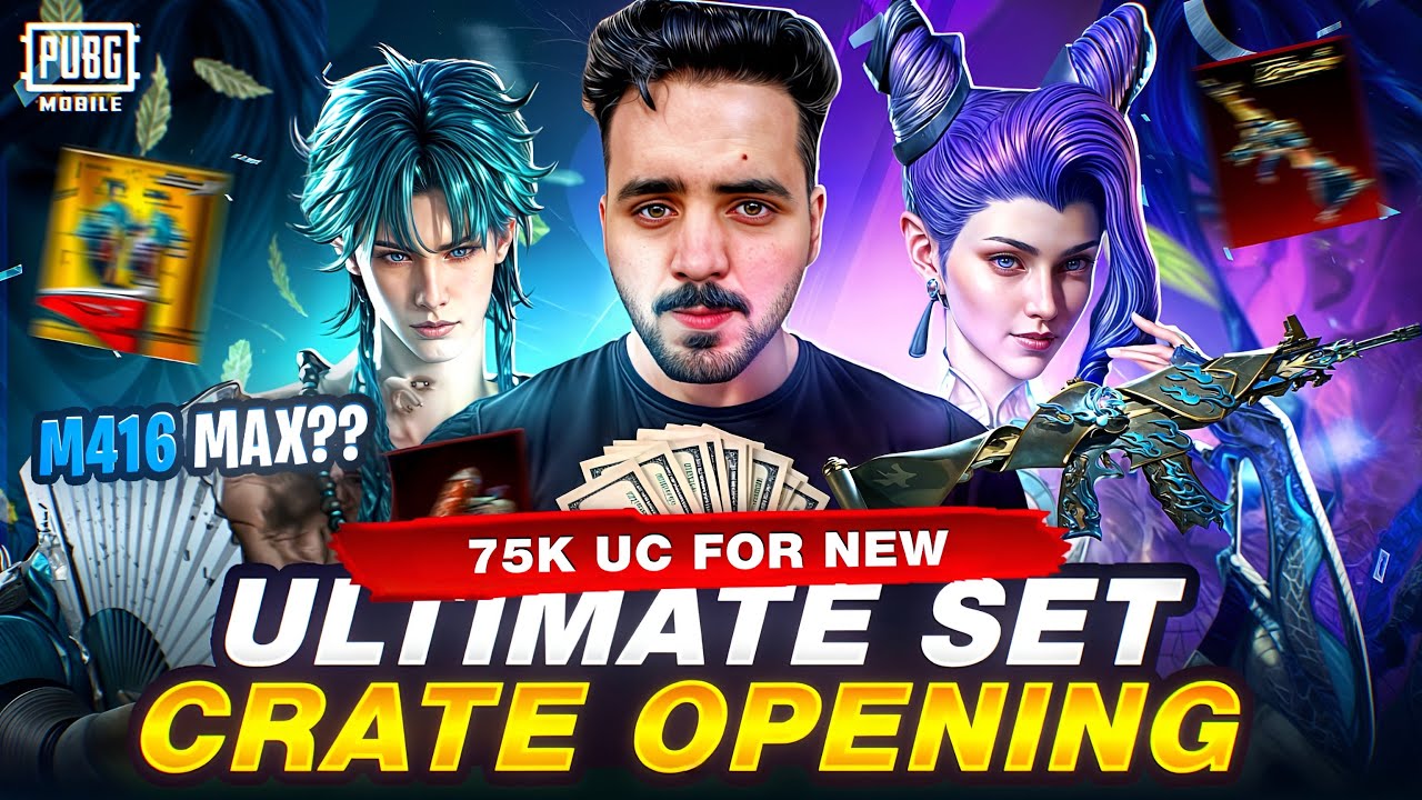 NEW M416 AND UNTAMED CELESTIAL SET FUNNY 😂 CRATE OPENING | LEVEL 8 NEW GRENADE SKIN 😱