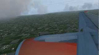 [FSX] easyJet Belfast Aldergrove (EGAA) Approach and Landing w/ Project Airbus A319