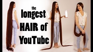 Longest hair of Youtube - Real-life Rapunzel video shooting Longest hair of Youtube - Real-life Rapunzel video shooting