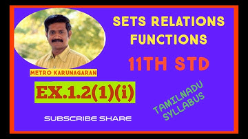 11th Std Maths Ex.1.2(1)(i) Discuss reflexive,symmetric and transitive on set of positive integers i