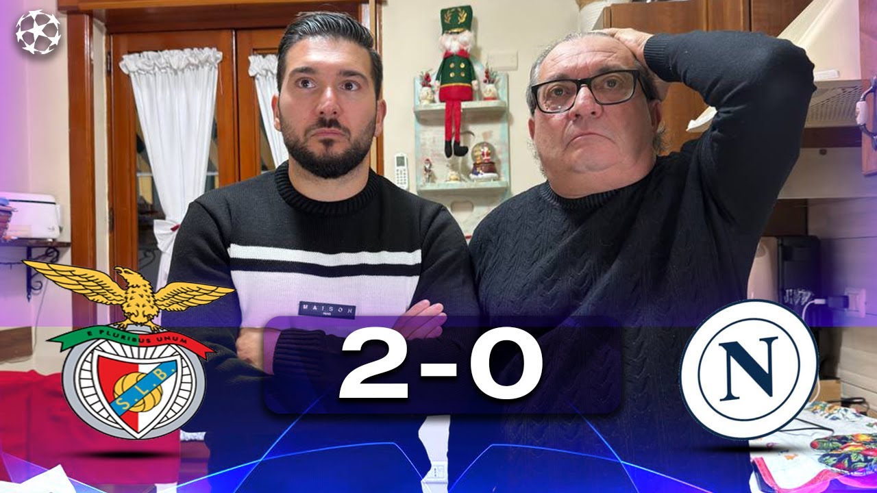 CHE BRUTTA CHAMPIONS! BENFICA - NAPOLI 2-0