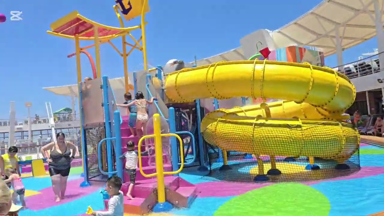 Touring the beautiful Freedom of the Seas cruise ship.