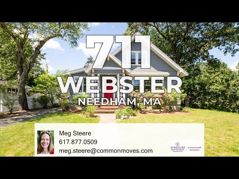 711 Webster Street, Needham, MA home video tour