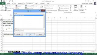 Microsoft Office Excel Tutorial 2013 Auditing Worksheets 17.2 Employee Group Training