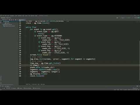 How to make snake game in Python