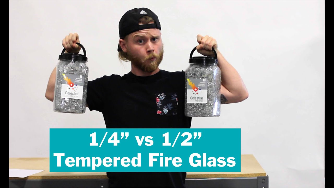 What Size Fire Glass Do I Need? 1/4" vs 1/2" Tempered Fire Glass ...