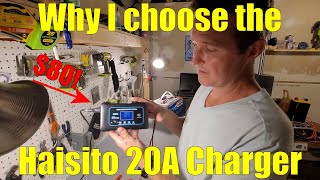 Charging 12V And 24V Lifepo4 Batteries With The Haisito 1224V Battery Charger. So Nice