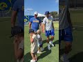 Clayton Kershaw in the house! 👋 #rams #shorts