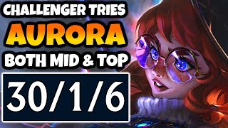 Download Lagu I dropped 30 Kills on Aurora. Challenger tries Aurora Mid \u0026 Top. MP3