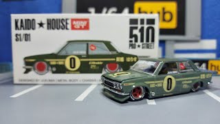 KAIDO HOUSE x Mini GT Datsun 510 Pro Street OG Green