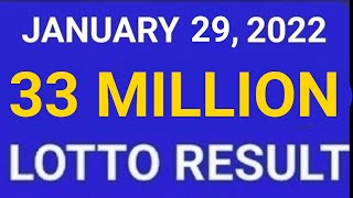 Details LOTTO RESULT TODAY 9PM JANUARY 29 2022 6/42, 6/55 Update