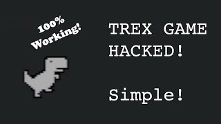 HOW TO HACK THE TREX CHROME GAME!! | Really Simple and 100% Works!! screenshot 4