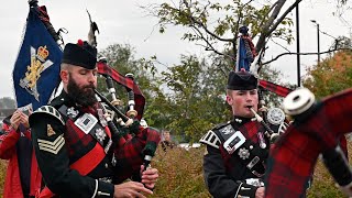 2 SCOTS - Pipes & Drums tuning Pipes in Alloa #handsome #military #bagpipes