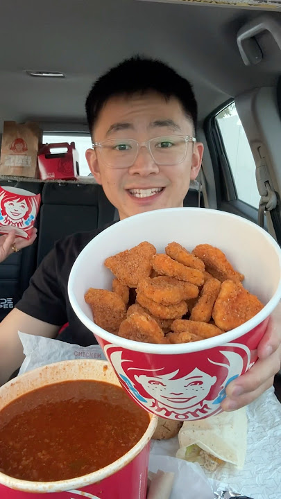 WENDYS CHILI BUCKET 🔥 #shorts