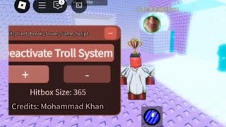 Op a troll can't break the tower script spam slap all op ☠️ not pached Profile