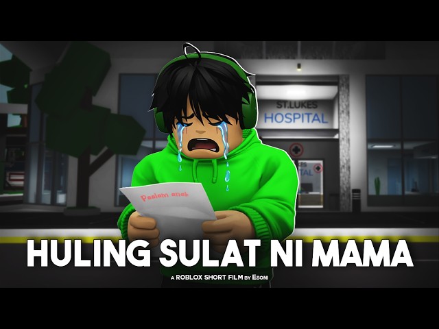 Ang Huling Sulat Ni Mama😭 |  Roblox Short Film by Esoni (Brookhaven RP)