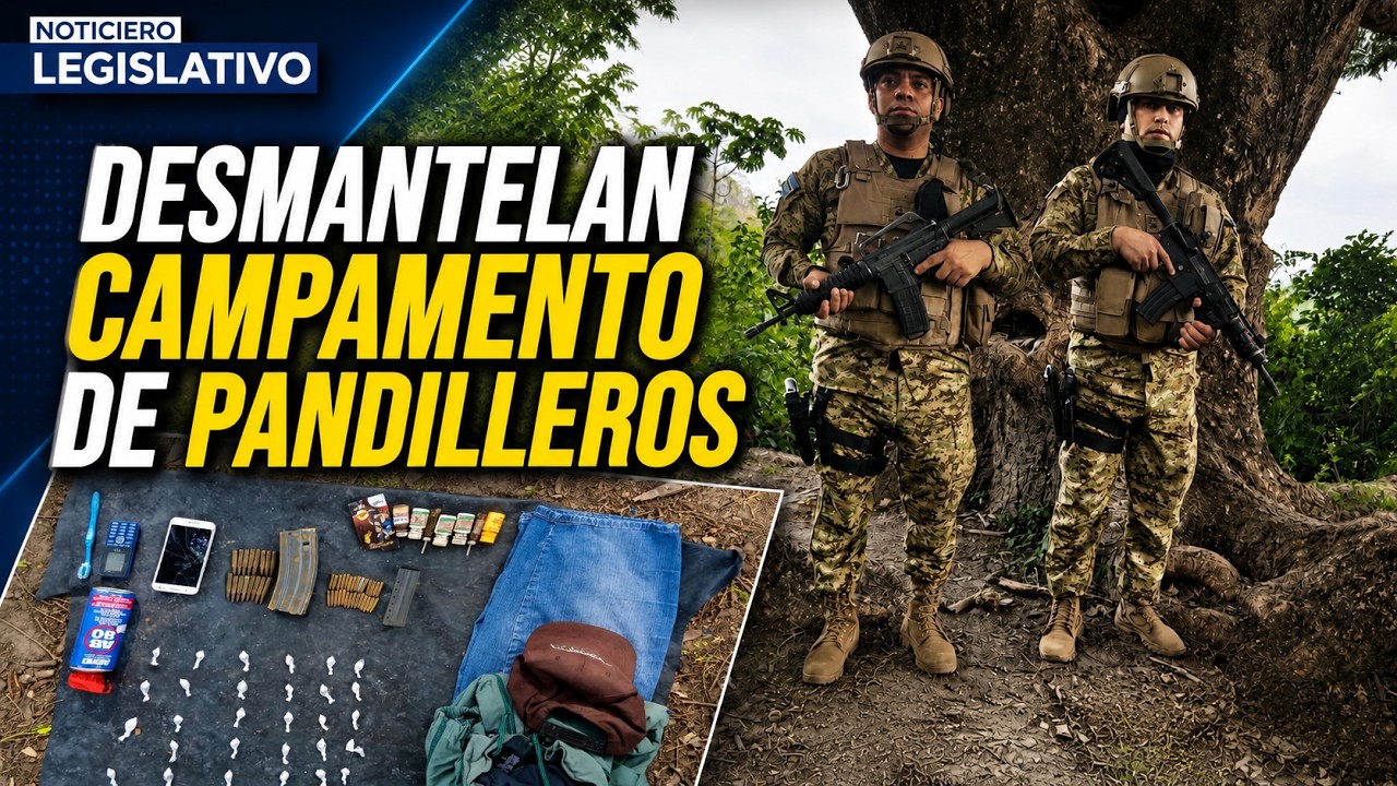 Autoridades desmantelan campamento de la MS-13 en Olocuilta | Noticiero Estelar - 11 mayo 2026