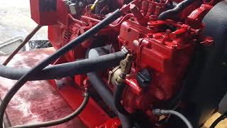 Westerbeke 5BTD 5kw rebuilt generator test run