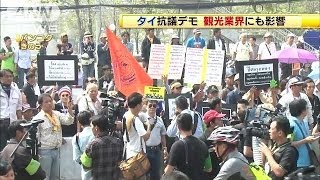 政情不安が続くタイ　ツアー客のキャンセル相次ぐ(14/01/28)