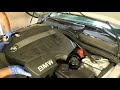 BMW e60 520d 2008 oil, oil filter, air filter, screen wash top up coolant check