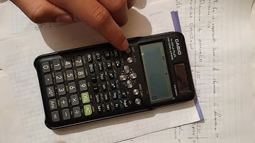 Regresión Lineal CASIO fx-991 LA PLUS (2da edition).