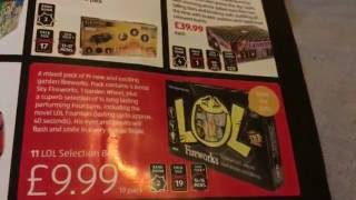 Aldi Firework Leaflet NEW 2016