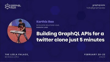 Building GraphQL APIs for a twitter clone just 5 minutes - Karthic Rao