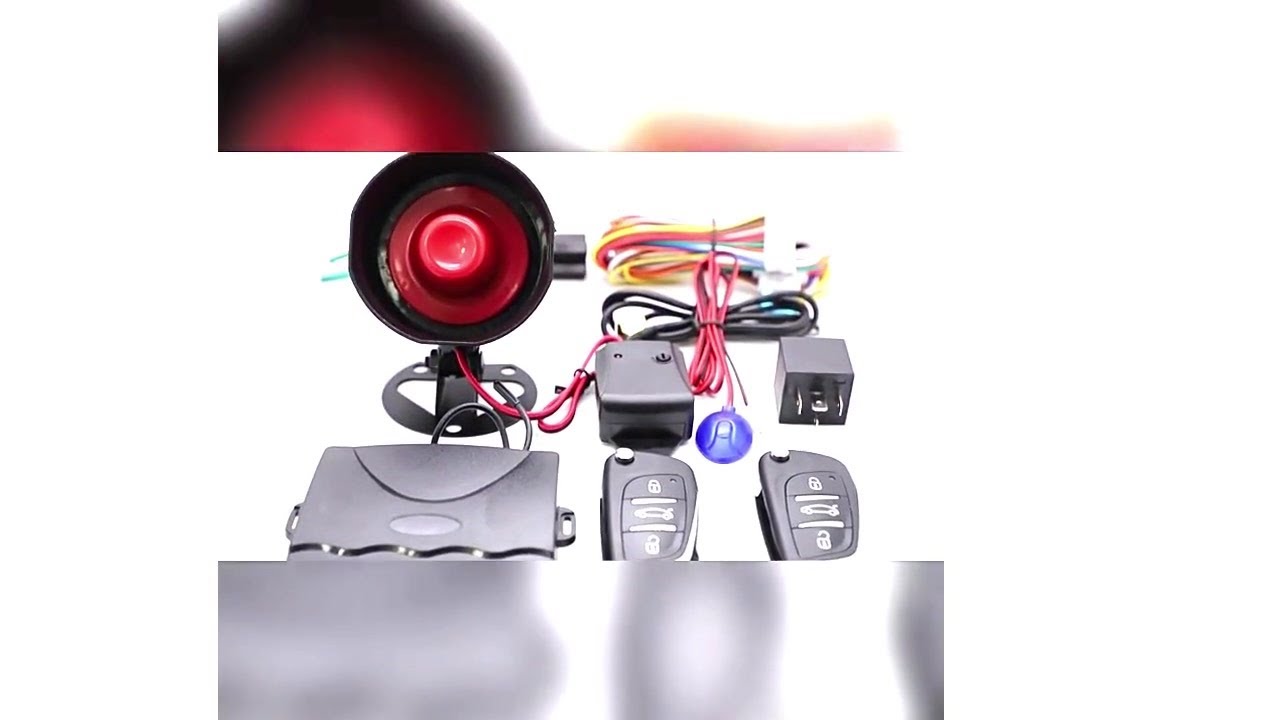 Professional Car alarm security system BT smart phone APP car alarm system manufacturers