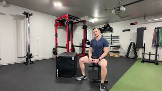 Seated Box Jump  + (Tutorial)[Plyometric][Improve Squat]