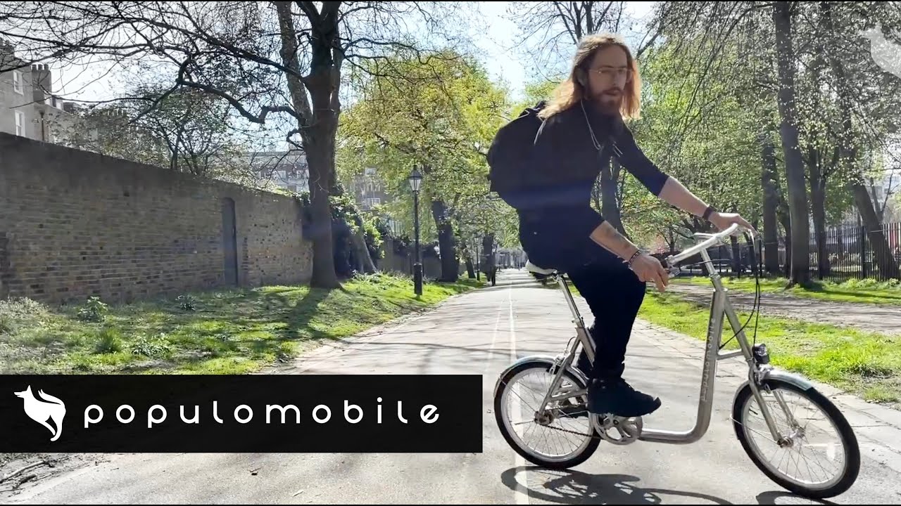 Riding a designer bike with a poetic touch in London - YouTube