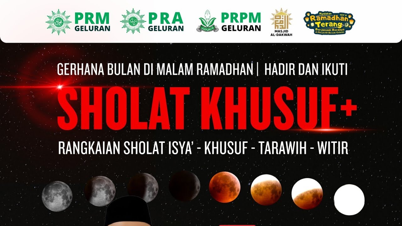 Live Sholat Gerhana Bulan