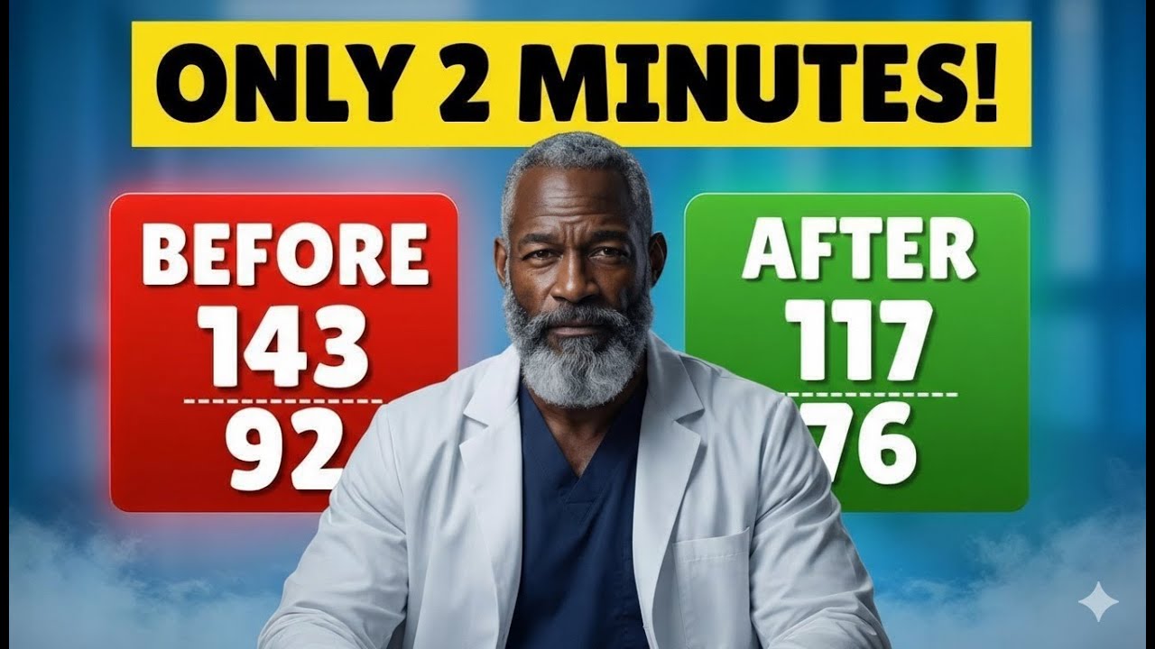 SENIORS, 3 Breathing Tricks To INSTANTLY Lower Blood Pressure | Health Tips