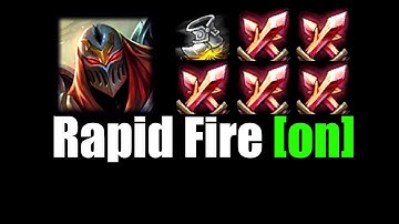 2.5 Max Attack Speed Zed (Demonstration/Bots) [NOT URF]