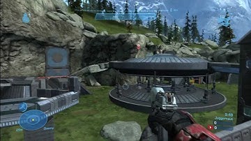 Halo Map Raters "The Carnival" Forge Map Gameplay (Juggernaut)