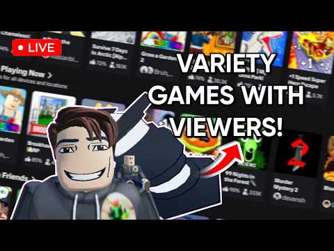 🔴PLAYING ROBLOX GAMES WITH VIEWERS LIVE! JOIN UP!!