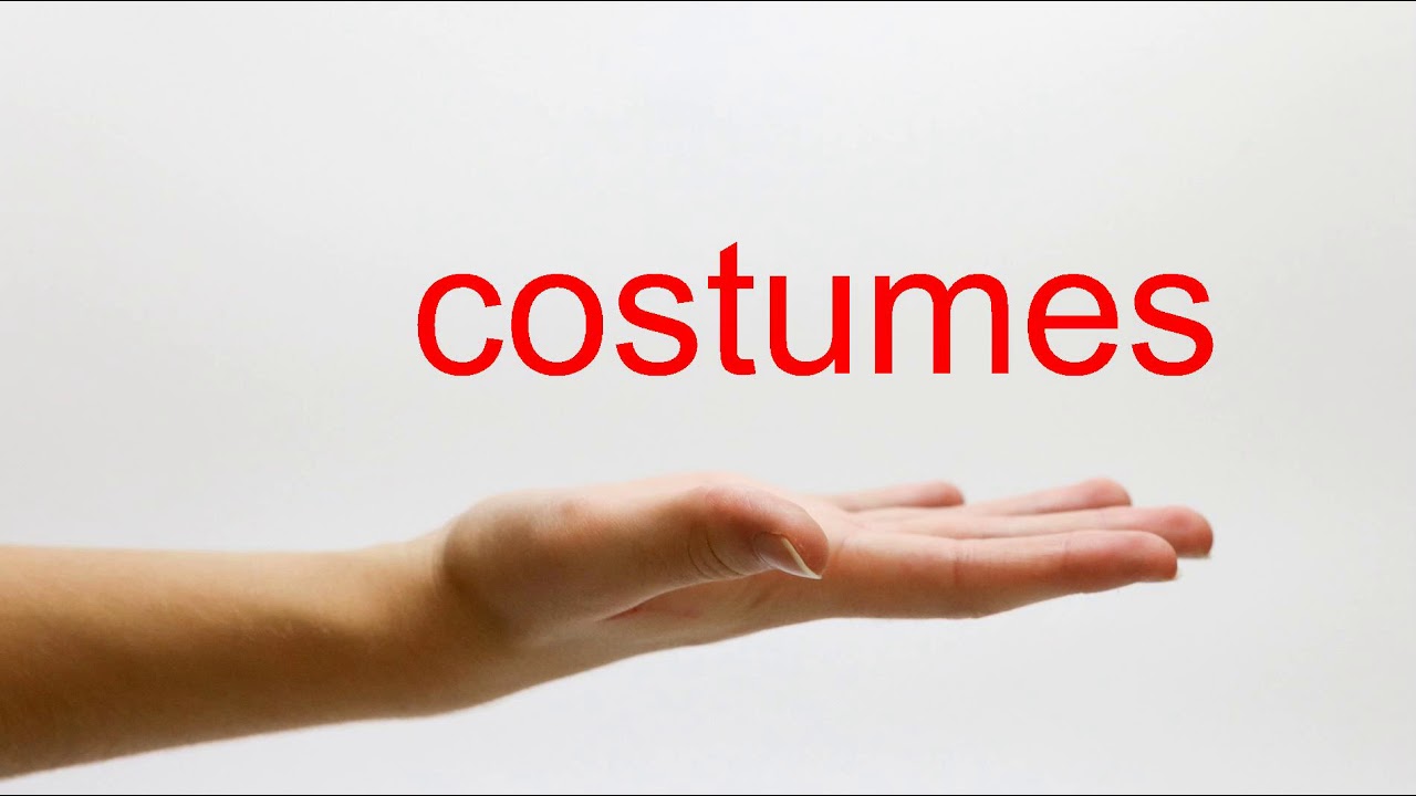 How to Pronounce costumes American English YouTube