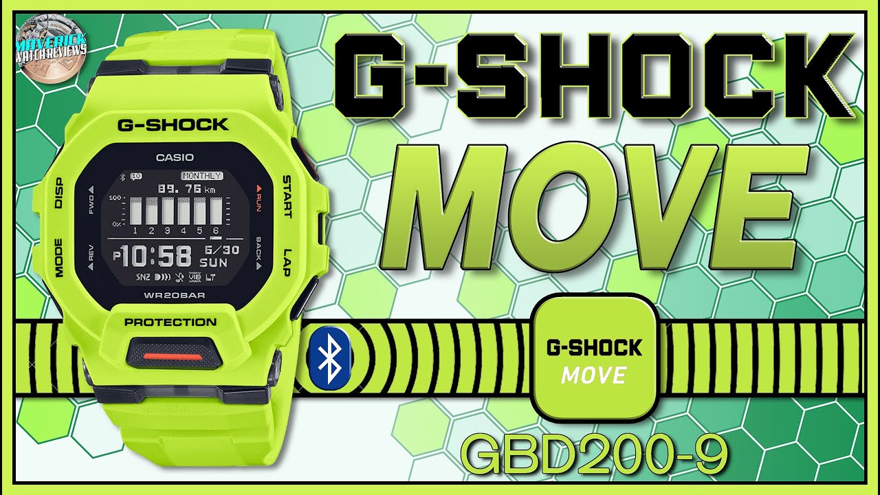 Radioactive Green Shocker! | G-Shock Move Slim 200m Bluetooth
