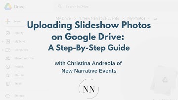 How to upload slideshow photos to Google Drive: A Step By Step Tutorial