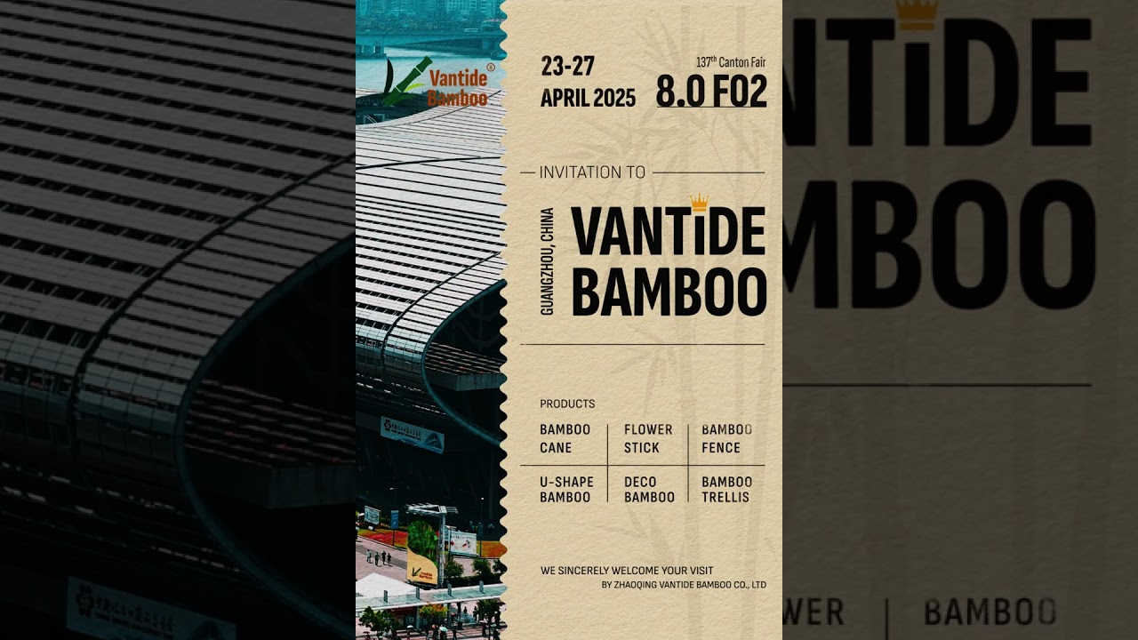 Canton Fair Invitation Vantide Bamboo