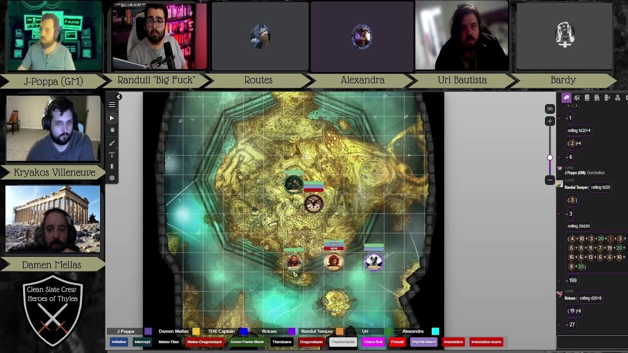 Odyssey of the Dragonlords Campaign: The Gang vs a Possessed God