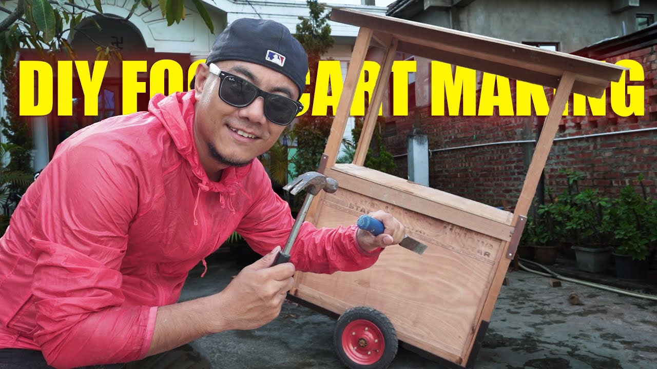 Pca Diy DIY FOOD CART MAKING Part 1 - YouTube