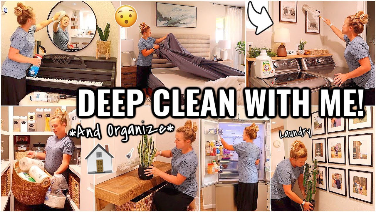 DEEP CLEAN WITH ME!!🏠 RENOVATION HOUSE CLEANING | CLEAN AND ORGANIZE